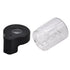 Gordon Light-Up Led Storage Jar, Air Tight & Magnifying View Jar, Black Jar Lid, Rechargeable Glass Jar Container 155 ml